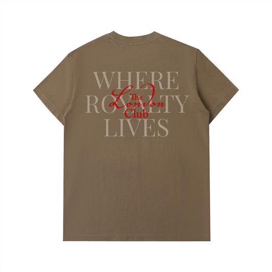 Royalty Lives Heavyweight Cotton T-Shirt